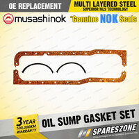 Oil Sump Gasket Set for Ford Falcon Fairmont XR EL EB ED EF XH AU V8 16V 66-02