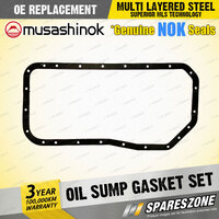 Oil Sump Gasket Set for Mitsubishi Magna TM TN TP TR TS Sigma GN I4 07/85-12/96