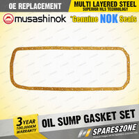 Oil Sump Gasket Set for Nissan Patrol GQ Skyline R31 I6 12V 08/1985-01/1997