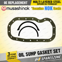 Oil Sump Gasket Set for Holden Jackaroo L1 UBS16 Rodeo TF I4 8V 08/1985-05/1998