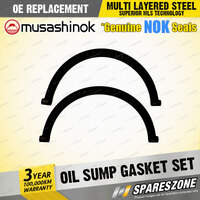 Oil Sump Gasket Set for Ford Falcon BA BF FG Territory SX SY SZ I6 06/05-10/16