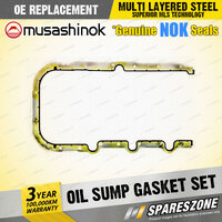 Musashinok Oil Sump Gasket Set for Chrysler 300C 3.5L V6 24V EGG SOHC 2005-2012
