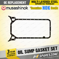Oil Sump Gasket Set for Ssangyong Actyon A230 C100 Korando Musso 2.3L I4 16V
