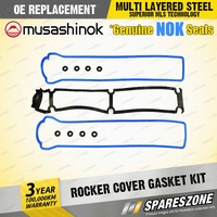 Pair Rocker Cover Gasket Kit Spark Plug for Toyota Corolla AE82 MR2 AW11 1.6