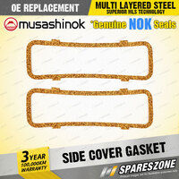 2 x Side Cover Gaskets for Holden H Series HG HJ HK HT HQ I6 12V CARB 1968-1976