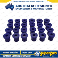 SuperPro Front and Rear Leaf Spring Bush Kit for Nissan Patrol Y60 GQ Cab 88-97