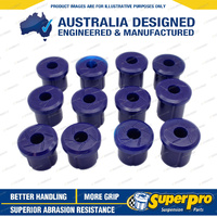 SuperPro Rear Leaf Spring Bush Kit for Toyota LandCruiser 76 78 79 O.E Shackles