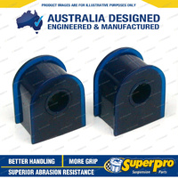 SuperPro 23mm Front Sway Bar Mount Bush Kit for Ford Laser KB Meteor GB 81-85