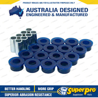 SuperPro Rear Control Arm Lower Inner Outer Bush Kit for Holden Astra LD