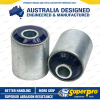 SuperPro Front Control Arm Lower Rear Bush Kit Double Offset for Ford Telstar