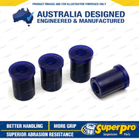 SuperPro Rear Spring Shackle Upper Bush Kit for Nissan Patrol MQ MK 1980-1987