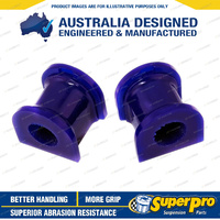 SuperPro 20mm Rear Sway Bar Mount Bush Kit for Ford Laser KN KQ 1999-09/2002