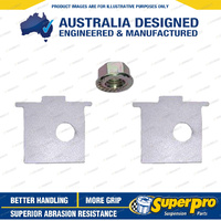 SuperPro Front Strut Bar Caster Plates for Holden Calais VE VF Sedan Wagon Ute