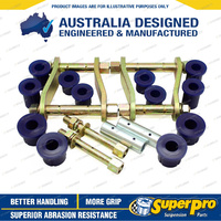 SuperPro Rear Greasable Shackle and Bush Kit for Toyota Hilux KUN26 GGN25 4WD