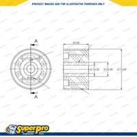 SuperPro Rear Diff Mount Bush Kit for FPV F6 BA Force 6 BF GT Series BA BF GT