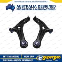 Front SuperPro Control Arm Lower Assembly Kit Offset for Mazda Mazda 2 DE 07-15