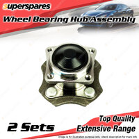 2x Rear Wheel Bearing Hub Assembly for Toyota Corolla ZZE122R 1.8L 4Cyl