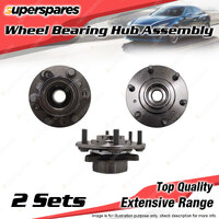 2x Front Wheel Bearing Hub Assembly for Mitsubishi Challenger PB PC Triton ML MN