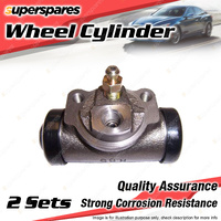 2x Rear Wheel Cylinders for Mazda Bongo Brawny TRH200 2.0L 99kW RWD 04/2019-On