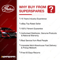 Superspares Radiator Hose + Gates Belt Kit for Honda CRV RE 2.4L K24Z1 2006-2012