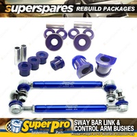 Front SuperPro Control Arm Sway Bar Bush Kit for Toyota Corolla E120 E130 00-07