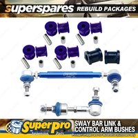 Rear SuperPro Control Arm Sway Bar Bush Kit for Nissan Patrol Y61 GU Wagon 97-16