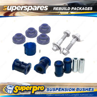 Full Front SuperPro Suspenison Bush Kit for Ford Festiva WA 1991-1994