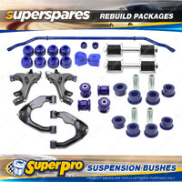 Front SuperPro Suspenison Bush Kit for Nissan Navara D22 4WD 2001- 14