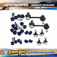 Front + Rear SuperPro Suspenison Bush Kit for Toyota Celica AT180 ST182 89-1994