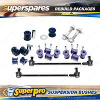Front Rear SuperPro Suspenison Bush Kit for Toyota Tarago TCR 10 11 20 21 90-00