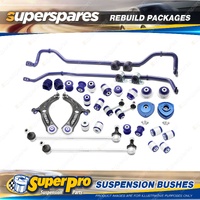 Front + Rear SuperPro Suspenison Bush Kit for Volkswagen Golf CD MK8 GTI 2020-On