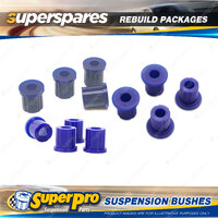 Rear SuperPro Suspenison Bush Kit for Mitsubishi Express SA SB SC SD 4WD 81-86
