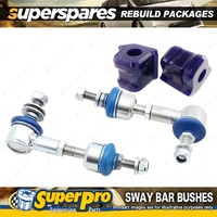 Front SuperPro Sway Bar Rebuild Kit for Nissan Patrol Y60 GQ Cab Coil Coil