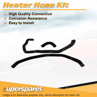 Heater Hose Set for Nissan Pulsar N14 1.6L 16V DOHC MPFI GA16DE 1991-1995