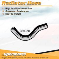Upper Radiator Hose 36 x 370mm for Toyota Landcruiser HJ47R 4.0L OHV 12V 80-84