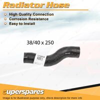 1 x Lower Radiator Hose 37mm x 240mm for Toyota Landcruiser FZJ80R 4.5L 6 cyl