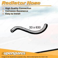 1 x Lower Radiator Hose 33mm x 630mm for Toyota Camry MCV36R 3.0L V6 DOHC 24V