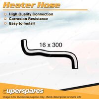 1 x Lower Heater Hose 16mm x 300mm for Nissan Patrol GQ 4.2L 6 cyl OHV 12V EFI