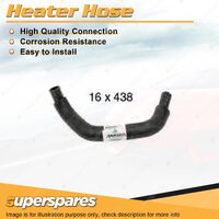 Superspares Heater Hose 16 x 438mm for Mitsubishi Triton ML 3.2L 4 cyl 2006-2009