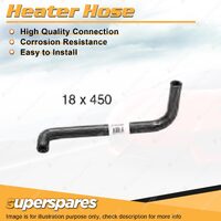 Superspares Heater Hose 18 x 450mm for Bedford CF CF 3.3L 6cyl OHV 12V 1979-1985