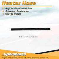 Superspares Heater Hose for Holden HG HK HT 186ci HX HZ 202ci Torana LC LH LJ LX