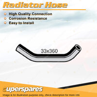 Superspares Upper Radiator Hose for Toyota Dyna RU20 2.0L 4 cyl OHV 8V Carb