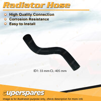 Superspares Lower Radiator Hose for Toyota Hilux RN20 RN25 1.6L 1975-1978