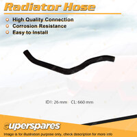 Superspares Lower Radiator Hose for Honda Accord 2.0L 4 cyl SOHC 12V Carb
