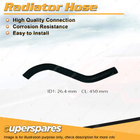 Superspares Lower Radiator Hose for Toyota Starlet EP 1.3L 4 cyl 1995-1999 450mm