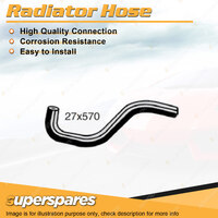 Superspares Upper Side Radiator Hose Length 570mm Inside Diameter 27mm