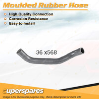 Superspares Bottom Hose Rubber Hose Length 568mm Inside Diameter 36mm