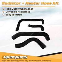Radiator & Heater Hose Kit for Holden HT HT 4.2L V8 16V Carb 253ci 1969-1970