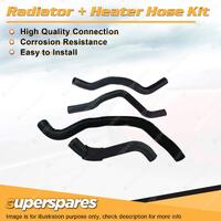 Radiator & Heater Hose Kit for Mitsubishi Lancer CH 2.4L 4G69 2005-2007 Auto