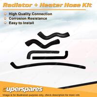 Radiator & Heater Hose Kit for Nissan The Ute XFN 4.1L Carb 250 1988-1991